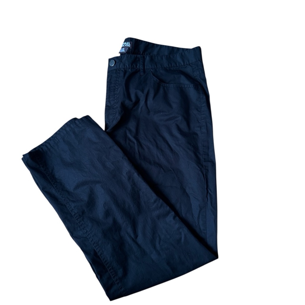 Michael Kors Black Chinos Classic Straight Leg